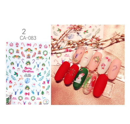 Christmas nail sticker