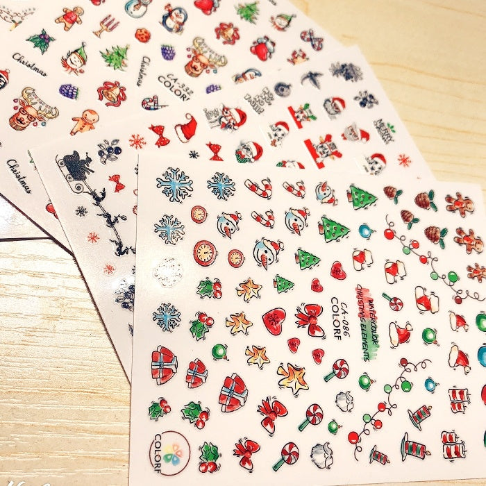 Christmas nail sticker