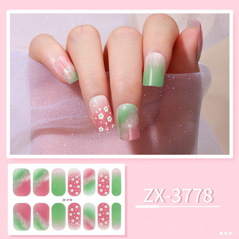 Beauty Nail Sticker Waterproof Nail Applique Nail Sticker